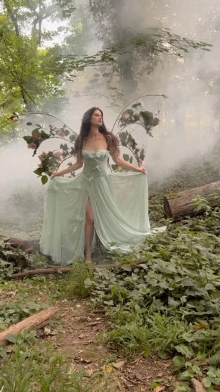 This is only a little sneak peek of a shoot for Enchanted Living magazine 🤫🫢🥰 I am beyond happy and grateful for this! 

There’s a moment when you discover a forest and instantly feel that it has a story waiting to be told. You wander through it, get to know its soul, and imagine a character who truly belongs there.

A forest knows no boundaries—it can become anything your imagination allows.

It was 35°C that day, with thunder rolling through the sky and a storm threatening to stop us. But we stayed, driven by a single idea and the excitement of bringing it to life.

That’s the kind of spark that keeps us creating—the quiet force that wakes us up, pushes us forward, and reminds us why we do what we do. ✨🌿

Model @lenamisic 
Dress @teutamatoshi 
Wings @noakuf 
MUA @lukayamilica 
Wings decor @tandrbal 

#dreamyphotoshoot