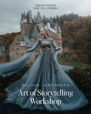BELGIUM — September 6th, 2026 ✨

On September 6th, I’ll be hosting my first Fine Art Photography Masterclass in Belgium, at the beautiful Blauwhuis Castle in Izegem.

✨ What we’ll cover:

We’ll begin with one hour of theory, where I’ll introduce my approach to Fine Art photography and share more about my creative process, storytelling, and how I turn an idea into a complete visual concept.

Then, we’ll move into the practical part of the day.

We’ll create two Art scenes and a portrait session with professional models, working with both natural and artificial light.

Every participant will have dedicated 1:1 shooting time with the model, as well as personal time to ask questions and receive guidance.

I’ll take you through my complete workflow, including:

— Preparing and planning the set
— Working with models and directing poses
— Creating and communicating emotions
— Storytelling through portraits
— Working with natural & artificial light
— My approach to creating Fine Art imagery
— Editing and post-production

But Fine Art photography is not only about creating beautiful images.

We’ll also talk about the business side of photography — how to position yourself as an artist, attract the right audience and clients, and start selling your work both online and offline.

We’ll finish the day with a hands-on editing session and a short portfolio review, giving you the opportunity to receive feedback and discuss your own work.

This is my first time hosting a Masterclass in Belgium, and I’m keeping the group intentionally small so that everyone gets meaningful individual attention throughout the day.

Only 3 spots left.

If you feel this experience is for you, send me a DM, email me at jovana.rikalo@gmail.com, or contact our host, Jessy @yesphoto.be 

📍 Izegem, Belgium — Blauwhuis Castle
📅 September 6th, 2026
✨ 3 spots remaining

#photographyworkshop